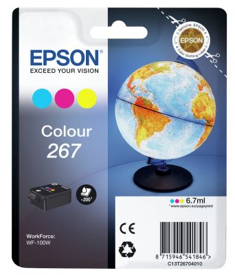 CARTUCCIA MULTIPACK 267 - SERIE GLOBO - 200P/6,7M
