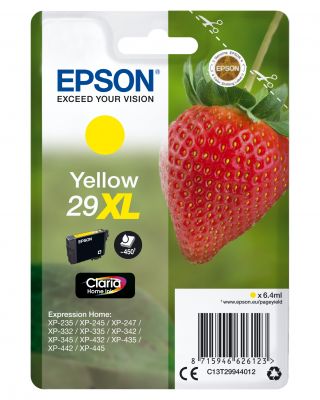 CARTUCCIA 29XL - SERIE FRAGOLA GIALLO - 450P/6,4ML