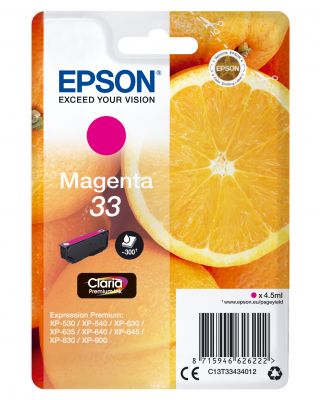 CARTUCCIA 33 - SERIE ARANCE - MAGENTA 4,5 ML