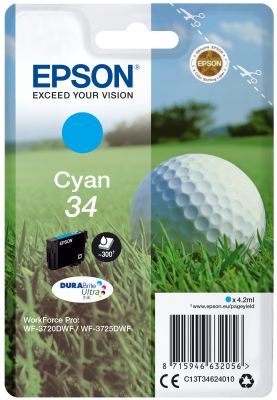 CARTUCCIA 34 - SERIE GOLF CIANO - 300P/4,2ML