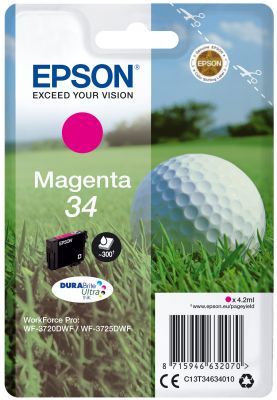 CARTUCCIA 34 - SERIE GOLF MAGENTA - 300P/4,2ML
