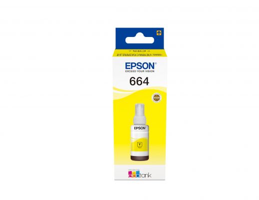 FLACONE INCHIOSTRO GIALLO-SERIE 664-70ML