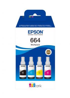 FLACONI INCHIOSTRO - SERIE 664 - MULTIPACK