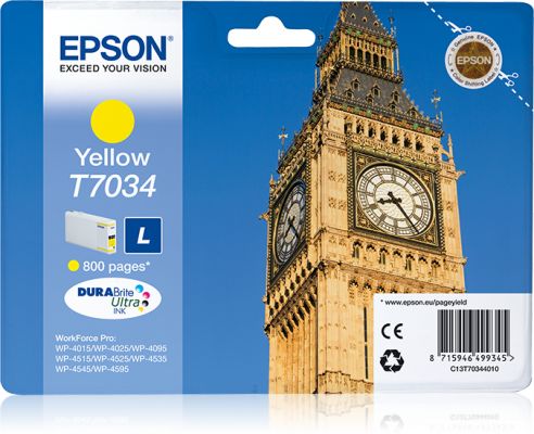CARTUCCIA T7034 - SERIE BIG BEN GIALLO - 9,6 ML