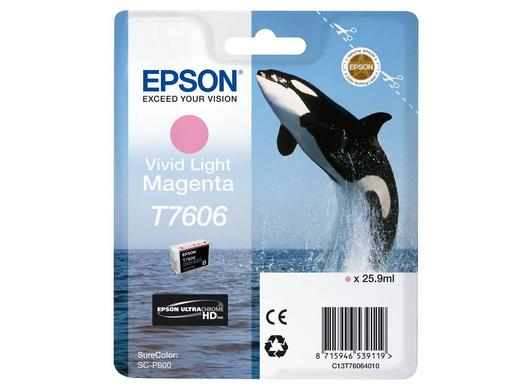 CARTUCCIA T7606 - ORCA MAGENTA CHIARO - 25,9ML