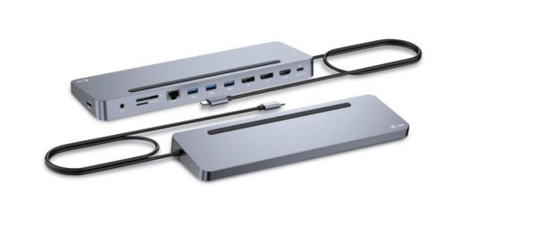 USB-C METAL ERGONOMIC 4K 3X DISPLAY DOCKING