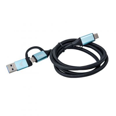 USB-C CABLE TO USB-C WITH INTEGRATED USB 3.0