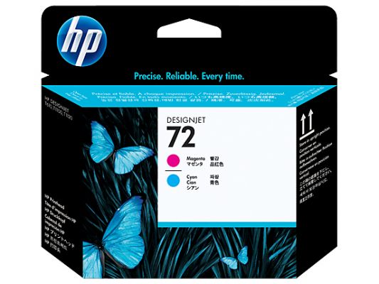 HP 72 MAGENTA / CYAN PRINTHEAD