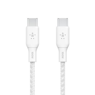 BOOST CHARGE 100W USB-C TO USB-C 2.0 2M WHITE