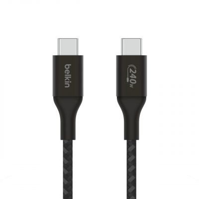 BOOST CHARGE 240W USB-C TO USB-C CABLE, 2M, BLACK