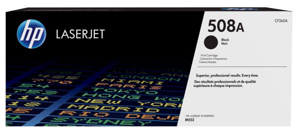 HP 508A BLACK LASERJET TONER CARTRIDGE