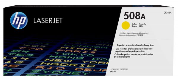 HP 508A YELLOW LASERJET TONER CARTRIDGE