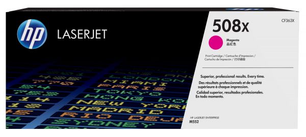 HP 508X MAGENTA LASERJET TONER CARTRIDGE