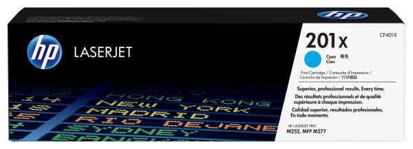 HP 201X CYAN LASERJET TONER CARTRIDGE