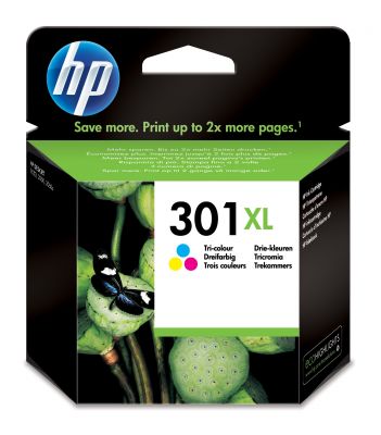 HP 301XL TRI-COLOUR INK CARTRIDGE