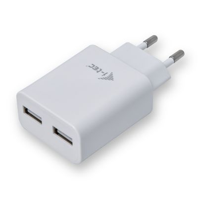 IUSB POWER CHARGER 2 PORT 2.4A WHITE