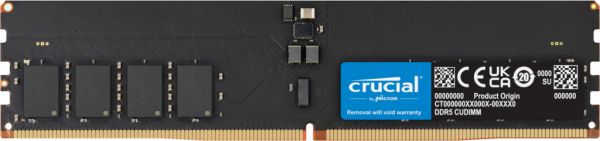 Crucial 16GB DDR5-6400 CUDIMM CL52