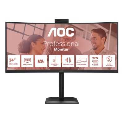 34  CURVED 1500R 21:9 3440X1440 120HZ WEBCAM