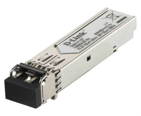 1-PORT MINI-GBIC TO 1000BASESX TRANSCEIVER-10PZ.