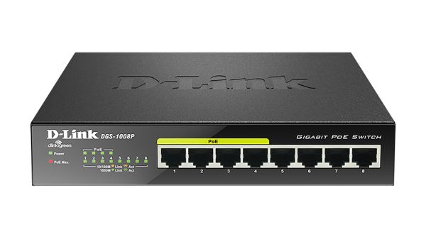 SWITCH DESKTOP 8PORTE 10 100 1000  W  4 POE PORTS