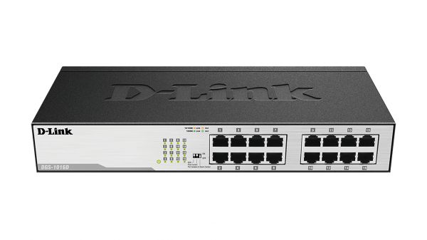 UNMANAGED GIGABIT SWITCH 16 PORTE 10 100 1000MBPS