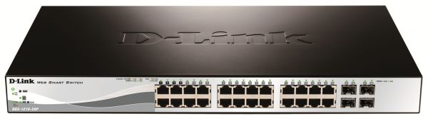 24-PORTS POE 10 100 1000MBPS WITH 4 X SFP PORTS