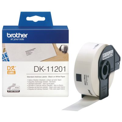 400 ETICH. ADESIVE IN CARTA NER0 SU BIANCO 29X90mm