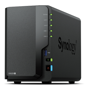 DS 2-BAY PLUS CELERON J4125 DC 2.0 GHZ 2GB DDR4