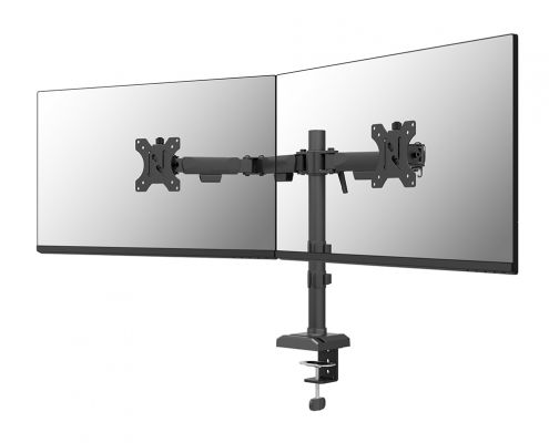 NEOMOUNTS NERO DOUBLE FLAT SCREEN DESK MOUNT