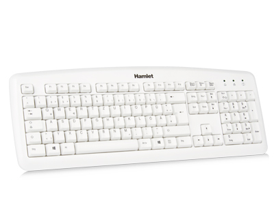 HAMLET KEYBOARD GERMAN LAYOUT WHITE