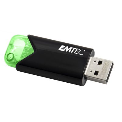 EMTEC B110 FLASH DRIVE 3.2 64GB CLICK VERDE/NERO