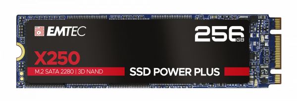 EMTEC X250 SSD M2 SATA III 6GBS  256GB 3D NAND