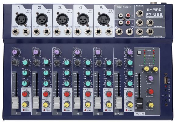 MIXER A 7 CANALI