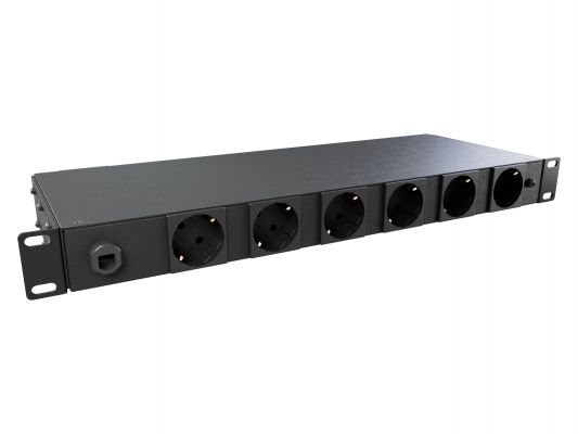 PDU, MONITORED,1U,16A,230V,SCHUKO*6,HORIZONTAL