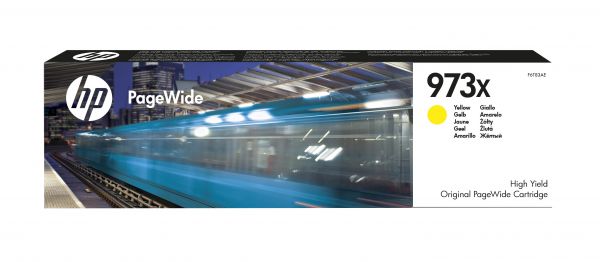 HP 973X YELLOW ORIGINAL PAGEWIDE CRTG