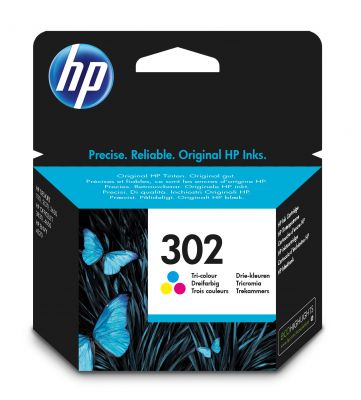 HP 302 TRI-COLOR INK CARTRIDGE