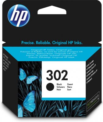 HP 302 BLACK INK CARTRIDGE