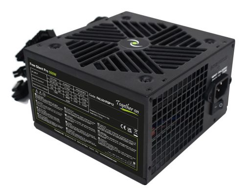 ALIMENTATORE FREE SILENT PRO 550W 12 CM PSU