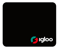 IGLOO MOUSEPAD SQUARE  NERO
