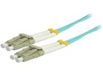 Patchcord Duplex LC/LC MM OM3 mt.2 aqua