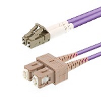 Patchcord Duplex LC/SC MM OM4 mt.2 Viola