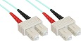 PATCHCORD DUPLEX SC/SC 50/125 OM3 mt.1 Aqua