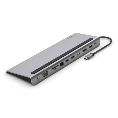 ADATTATORE HUB USB-C 11IN1 PD ETH HDMI DP VGA JACK