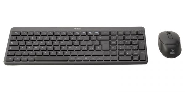 TASTIERA + MOUSE ITEK DEC WS01 - WIRELESS 2.G E BT