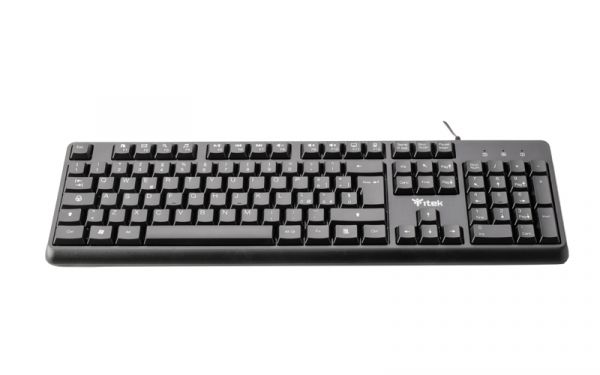 TASTIERA ITEK DGT C01 - USB, 105 TASTI, CAVO 1.5M