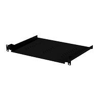 RIPIANO FISSO A SBALZO 1U Prof.250MM NERO
