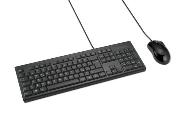 KIT TASTIERA/MOUSE CON CAVO KENSINGTON KM100 EQ