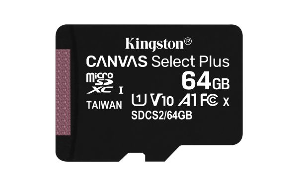 64GB MICROSD CANVAS SELECT PLUS A1 C10 100MB/S