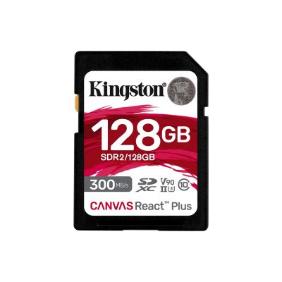 128GB CANVAS REACT PLUSSDXC UHSII 300R/260W U3 V90
