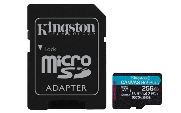 256GB MICROSDXC CANVASGOPLUS G4 200MB/S A2 U3 V30